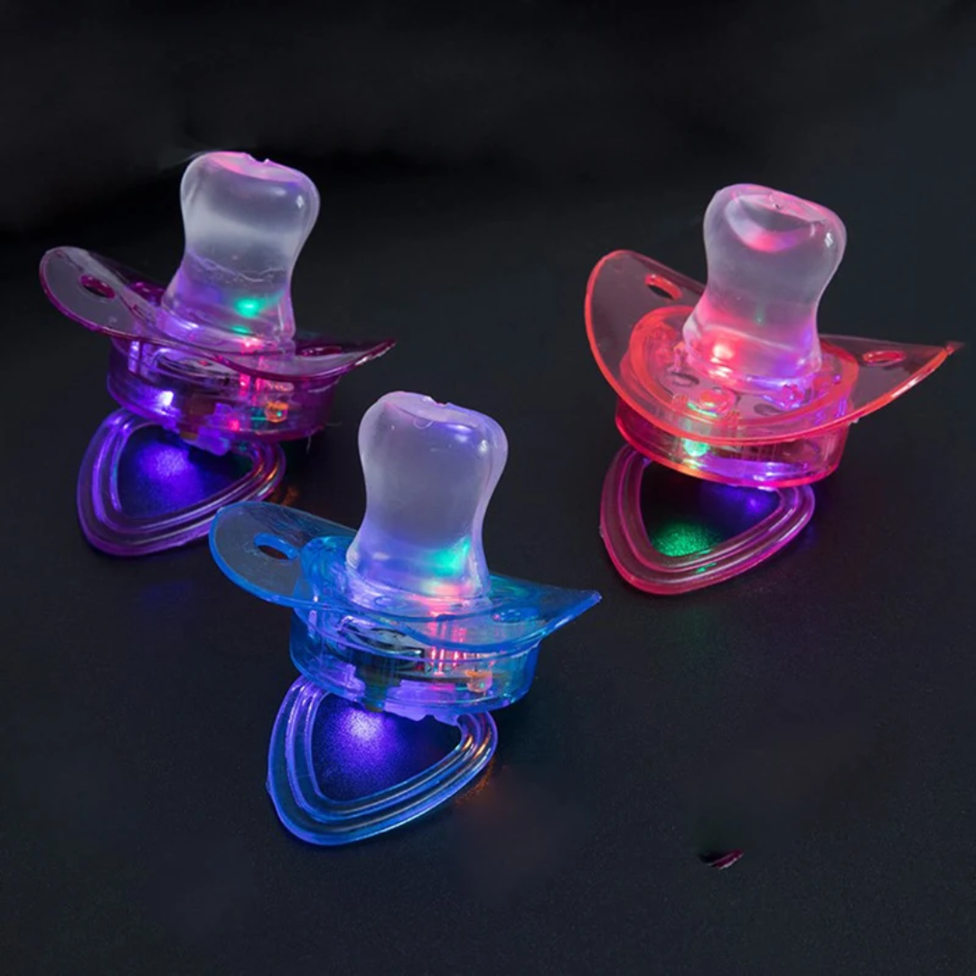 Lit from Within LED Pacifier Set